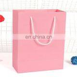 Amazing Price Retail Gloss Paper Material Plain Colorful Die Cut Handle Bag With Carry Bag thumbnail-1