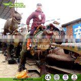 High Quality Mechanical Animatronic Stand Dinosaur Rides thumbnail-3