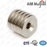 AIM Rare eath permanent magnet NdFeb magnet Round countersunk magnet