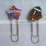 Factory Hot-selling Custom Made Soft Pvc Bookmarker Rubber Book Marks