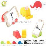 Convenient Silicone Cell Phone Holder/stander Portable Tablet PC Fixed Cartoon Colorful Elephant Fashion Novel thumbnail-1