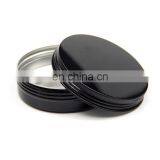 Canning hair pomade wax cream metal cosmetics tins