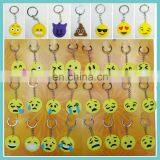 New Developed 36 Styles Soft PVC Emoji Keychains thumbnail-6