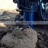 Ground screw precast piling machine spiral drill for ground anchors