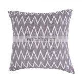 100% Cotton Geometric Wave Pink Home Indoor Decorative Square Throw Pillow Covers for Sofa Bedroom thumbnail-3