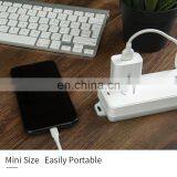 3C Certified Quick Charging Power Mini Style USB Port US Plug Charger With Data Cable USB-Lightning / Micro / Type C thumbnail-6