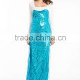 Adult Womens Princess Elsa Costume Cosplay Party Gown Fancy Dress Outfit thumbnail-1