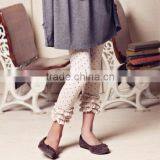 Adorable Chevron Capris With Tri-color Dotted Ruffle Wholesale thumbnail-1