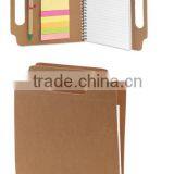 Wholesale Office Supplies Paper Cover Notebook With Sticky Notes