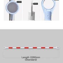 ZGYZJM High Quality PVC Traffic Safety Supplies Red and White With Reflective Film Retractable Cone Bar thumbnail-2