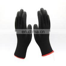 13G Polyester Coated Black PU Electrical Working Safety Gloves thumbnail-3