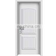 Modern design PVC white panel bathroom door