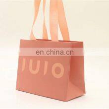 New Design Custom Logo Recycle Carry Packaging Handle Paper Gift Bag thumbnail-1
