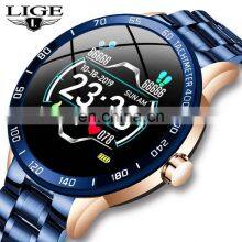 Lige BW0122 роскошные умные часы с функцией отслеживания пульса и напоминаниями, водонепроницаемые по стандарту IP67, новый смартфон-часы thumbnail-1