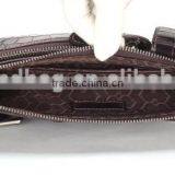 Good Quality Sport Crocodile Pattern Cow Leather Chest Pack Fashion New Style Waist Bag Leisure Single Shoulder Bag for Men thumbnail-6