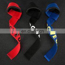Custom Logo Wrist Protection Bodybuilding Training Gym Weight Lifting Wrist Straps