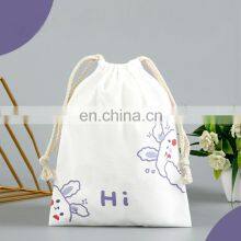 Bolsas De Joyeria Con Logotipo Envelope Earring Cotton Dust Bag Bolsa Para Joyas White Canvas Jewelry Pouch for Jewelry thumbnail-5