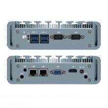 Embedded Fanless Alloy Industrial Mini Computer Intel Dual CPU Core I7-6500U 4K Display DDR4 4*USB 3.0 2*COM for Industrial Automation Stable Control thumbnail-2