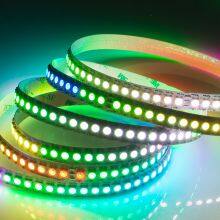 SMD Led Diode RGB 5050 LC8812B 144 Leds/M 12mm PCB DC 5V Colorful Landscape Decoration Lighting Addressable Led Strip