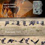 12MP 1080P FHD Scout Hunting Tail Camera With 42pcs 940nm Infrared Invisible Trail Camera