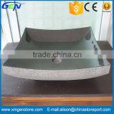 Low Cost Supply Indoor Fancy Bathroom Black Granite Sink thumbnail-1