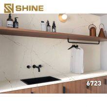 Latest Marble Artificial Quartz Stone Calacatta White Quartz Slab Widely Used thumbnail-2