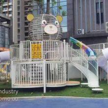 Large Outdoor Kindergarten Climbing Nets, Crawl-through Holes, Non-standard Scenic Area Expansion Training Ropes, Stainless Steel Slides and Other Amusement Equipment thumbnail-3