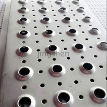 Platform Walkway Dedicated O-Type Fisheye Aluminum Alloy Anti-Slip Bracket, Slide Board Anti-Slip Safety Perforated Grille thumbnail-3
