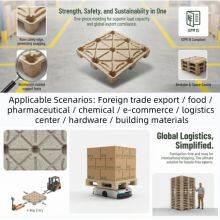 Cost-Effective Molded Wood Pallets — Factory Direct Supply — Versatile for Warehousing, Internal Circulation, and Export thumbnail-3