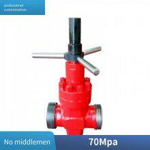 Langfeng Drilling High-pressure Mud Gate Valve Z23y-350 Dn80 for Oilfield Water Injection thumbnail-1
