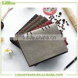 A5 A6 PU Loose Leaf Notebook With Spring Binder