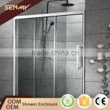 china supplier cheap folding bath shower screen door,3 panel sliding shower door