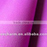 Lavender Violet Brushed Pongee Fabric Artificial Flower Material