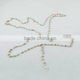 Pink Opal !! Pettie Love 925 Sterling Silver Necklace, Silver Jewellery, Vintage Silver Jewellery thumbnail-3