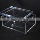 2016 Top Grade Custom Nice Clear Acrylic Box With Lid thumbnail-1
