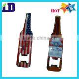 American Flag Bottle Shape Epoxy Beer Bottle Opener