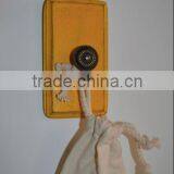 Cheap and Beautiful Wood Yellow Kids Clothes Hangers Wholesale Quality Choice