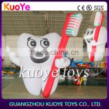 inflatable tooth and Toothbrush,3m inflatable tooth,outdoor inflatable tooth