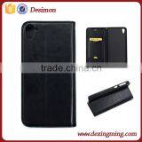 Vintage PU Leather Card Slot Cover Case With Stand For HTC 826 Desimon Manufacture