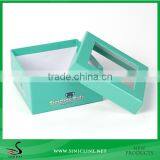 Sinicline Custom Made Lid Box With Window Gift Box for Children thumbnail-2