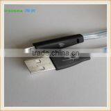 Colorful Led Smiley Face Micro Usb Cable for Iphone 4,usb Flat Cable thumbnail-3