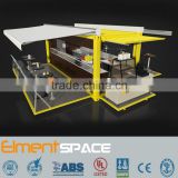 Mobile restaurant container design, 10ft/ 20ft/ 40ft Pop-Up prefabricated modular shipping container restaurant                        
                                                Quality Choice
                                                    Most
