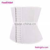 High Quality Nude Latex Rubber 4 Row Hooks Waist Trainer Corset thumbnail-4