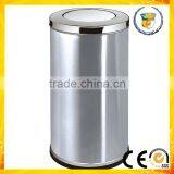 Modern Hotel Lobby Furniture for Sale Stainless Steel Garbage Can thumbnail-1