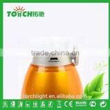 Rechargeable Working Light Indoor and Outdoor Super Bright Colorful Wind Switch Camping Light 3 Colors Solor Led Lantern thumbnail-5