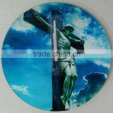 Decorative Glass Wall Mounted Clock thumbnail-3