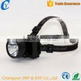 China Cheap Plastic Rechargeable Battery 0.5W Power LED Flashlight for Camping