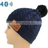 2015 New Wireless Bluetooth Beanie Outdoor Washable Wireless Music Knitted Hat