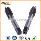 ISO 529 Straight Shank Hand Screw Taps 2 PCS Alloy Steel