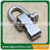 Gunmetal Survival Paracord Bracelet Shackle For Sale thumbnail-1